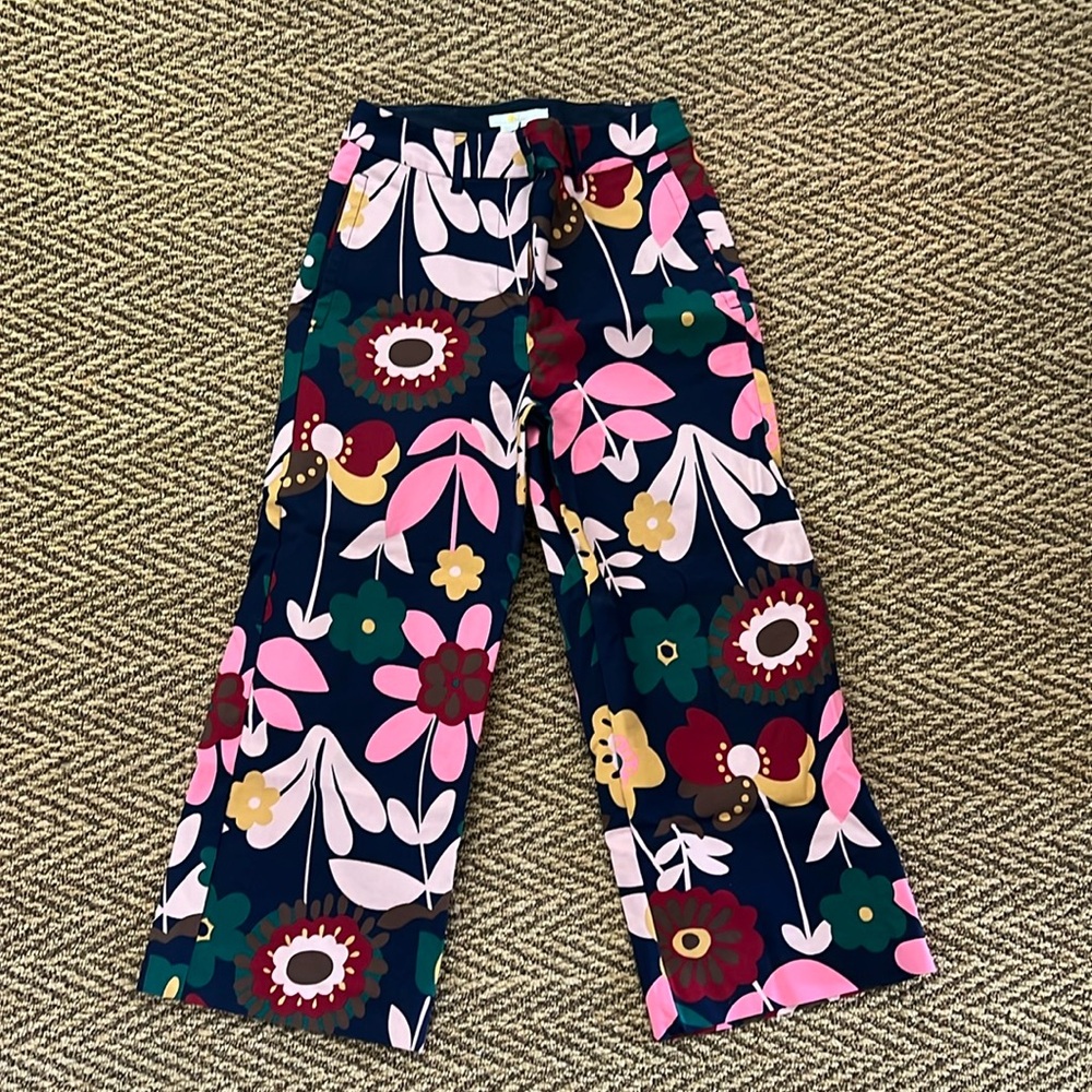Boden Floral Pants Size 4P